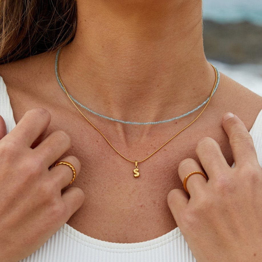 Chic Bubble Letter Ketting