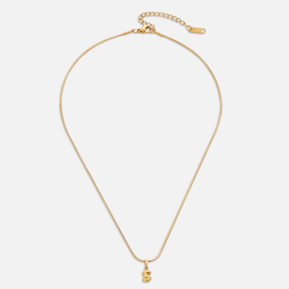 Chic Bubble Letter Ketting
