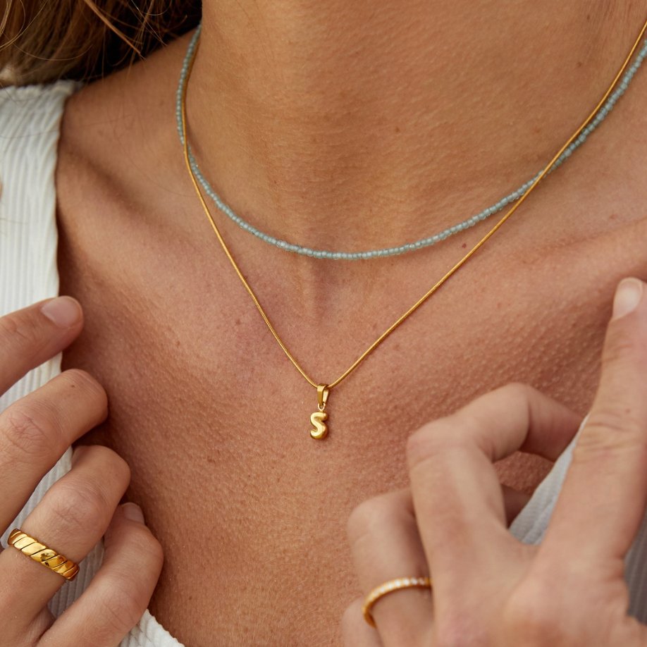 Chic Bubble Letter Ketting