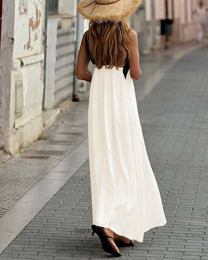 Anne | Elegante jurk met kruislingse halslijn