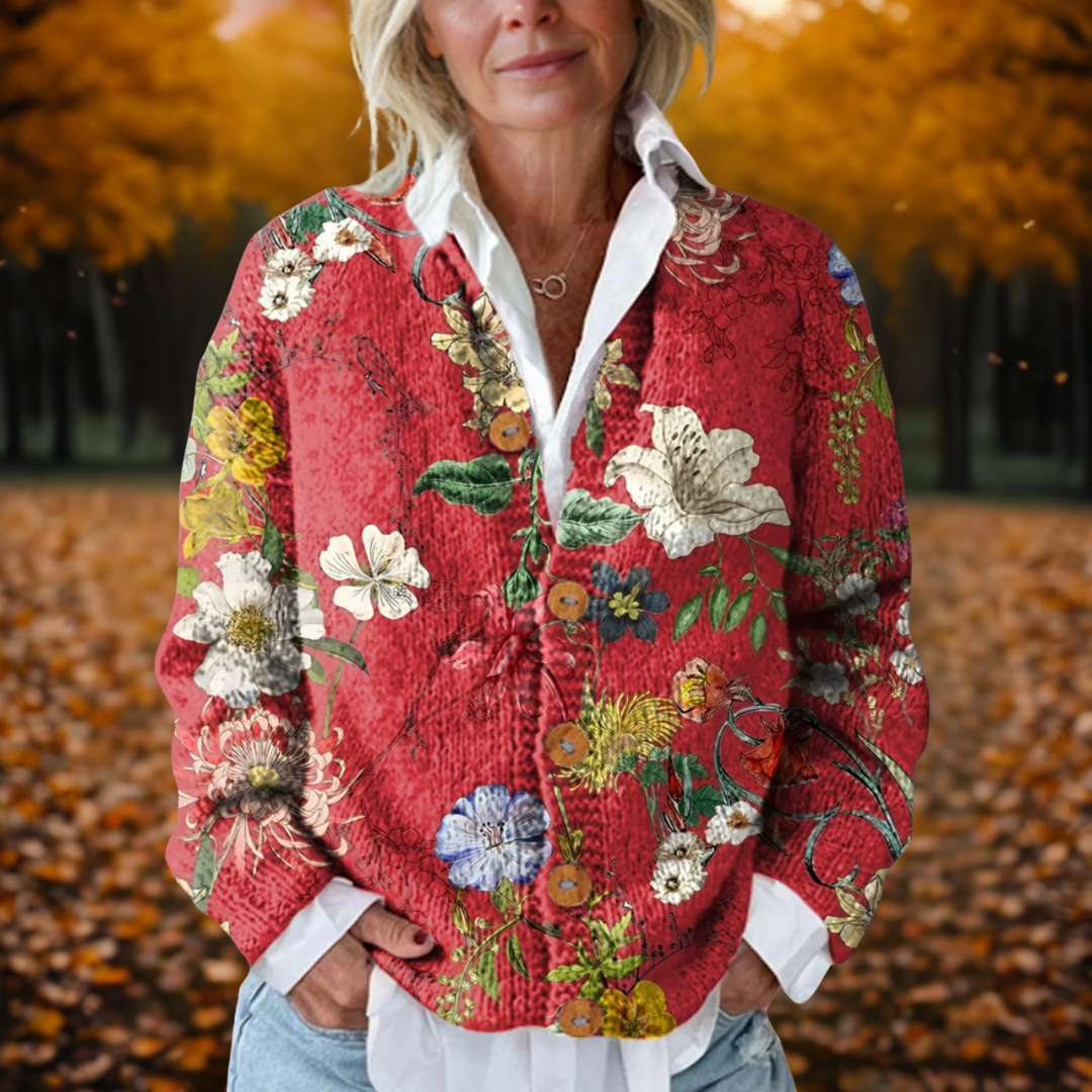 Larissa | Vintage Bloemen Cardigan