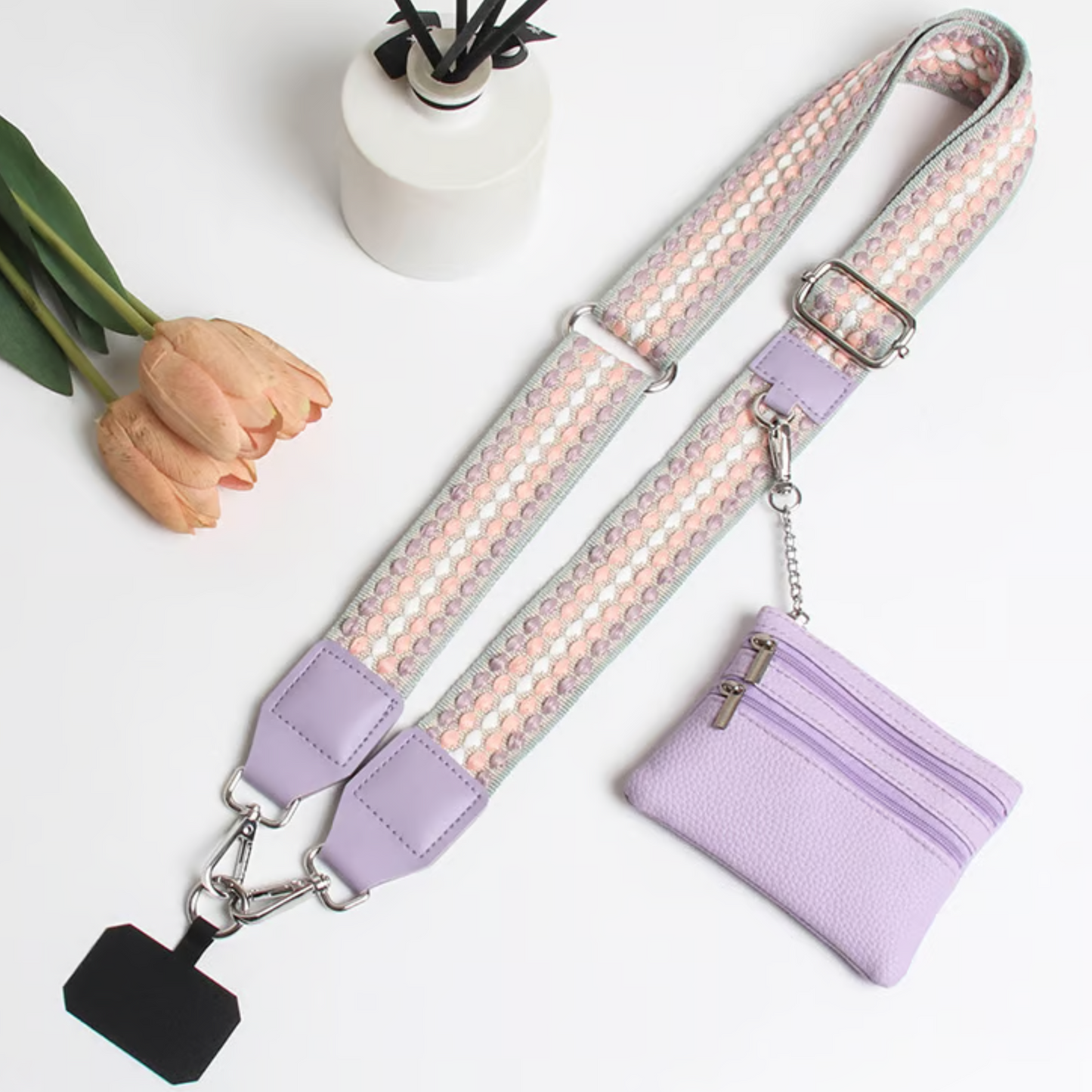 ZipStrap Crossbody Telefoon Houder