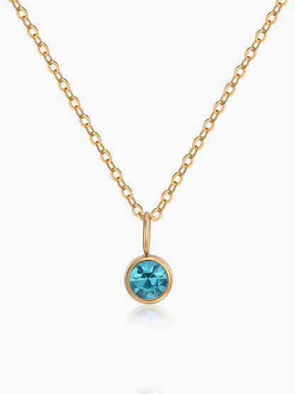 Geboortesteen Ketting | Goud