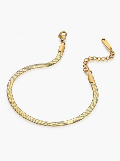 Slange Pythona Armband | Goud