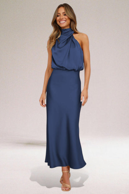 Norelia® | Satijnen Glamour Jurk