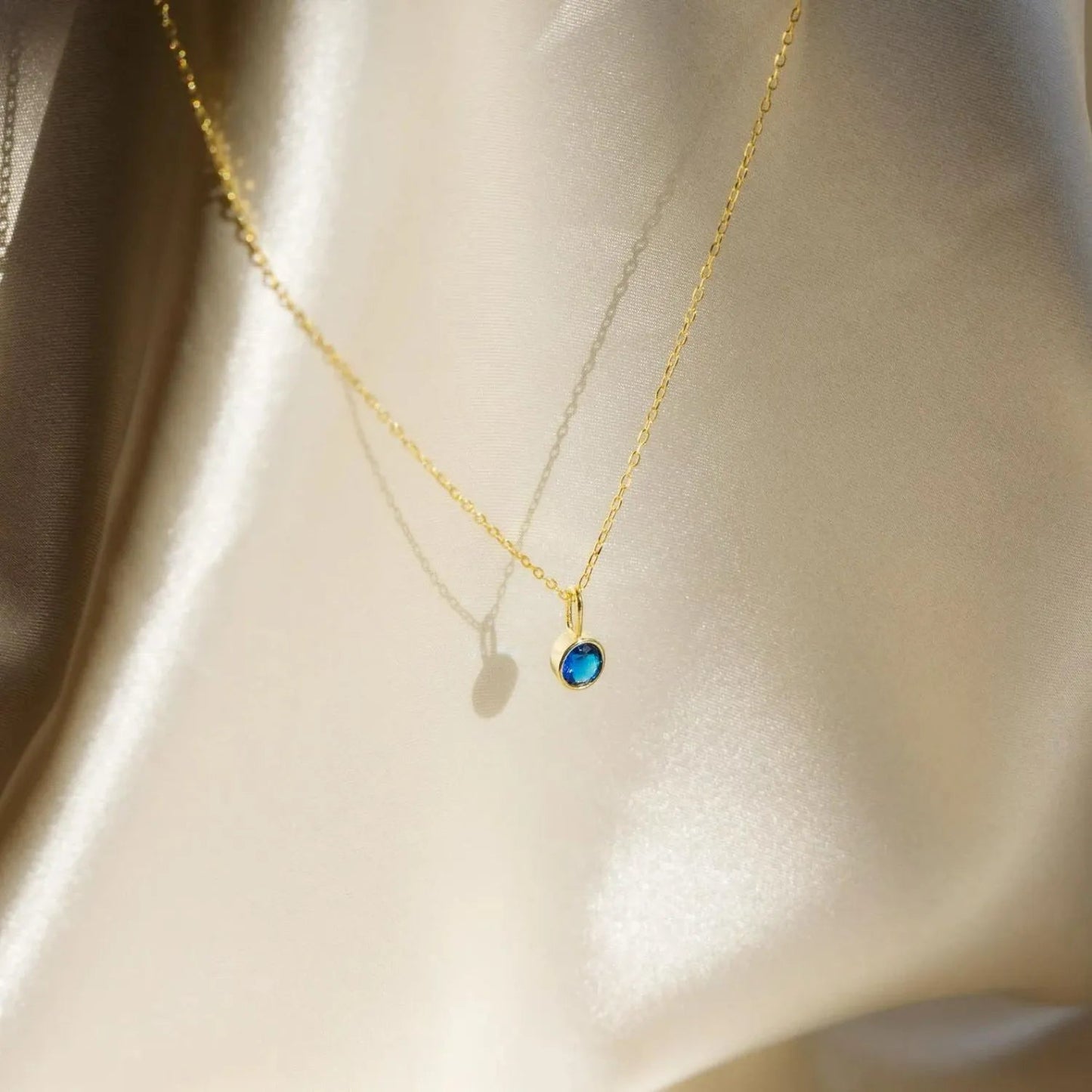 Geboortesteen Ketting | Goud