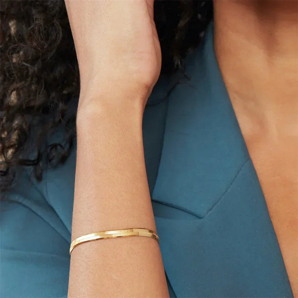 Slange Pythona Armband | Goud