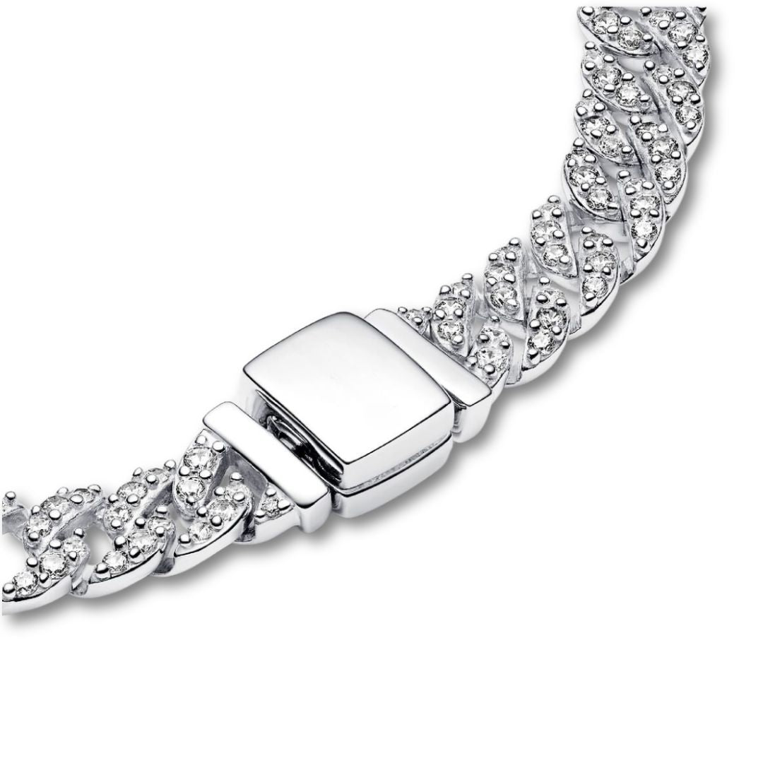 Moissanite Cuban Armband | Goud