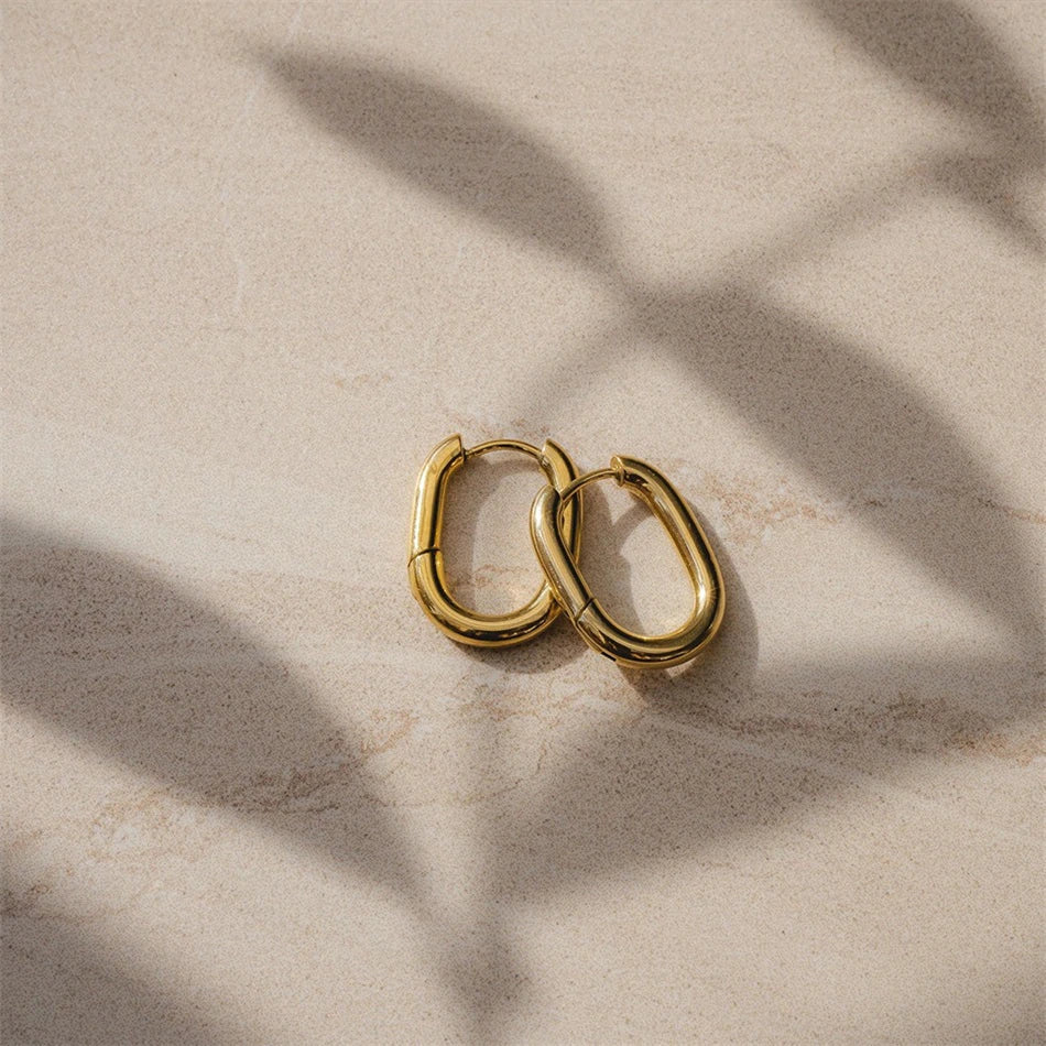Celestia Hoops Oorbellen | Goud