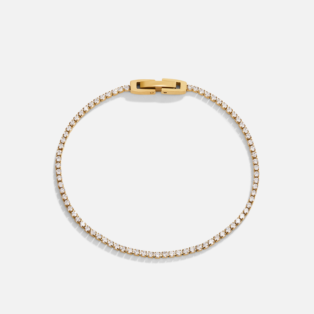 Niyah Crystal Armband | Goud