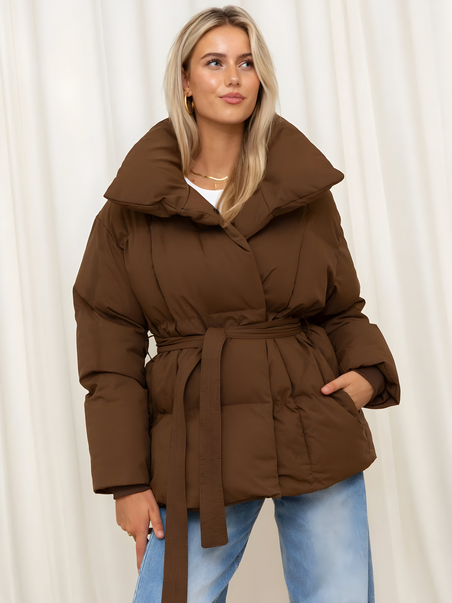 Norelia® | Elegante Gewatteerde Jas