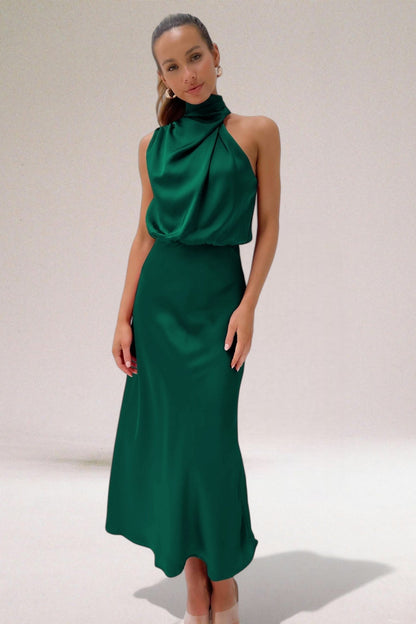 Norelia® | Satijnen Glamour Jurk