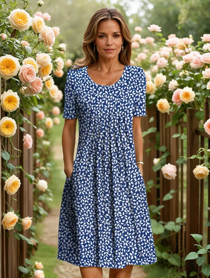 MARGA | ELEGANTE JURK MET BEDekking VAN DE BUIK