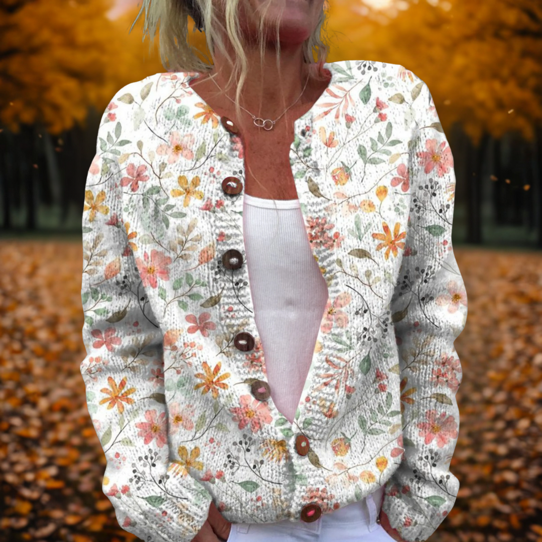Grace | Bloemenprint Cardigan