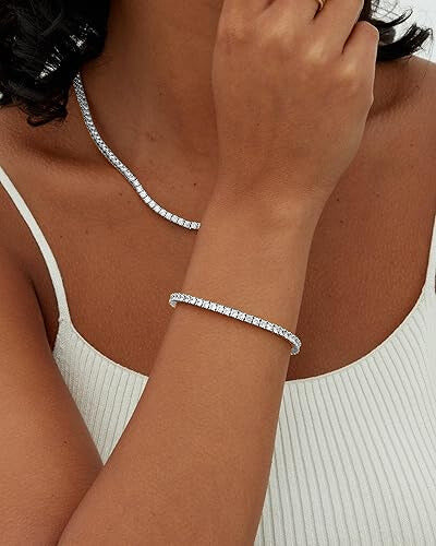 Moissanite Tennis Armband | Witgoud