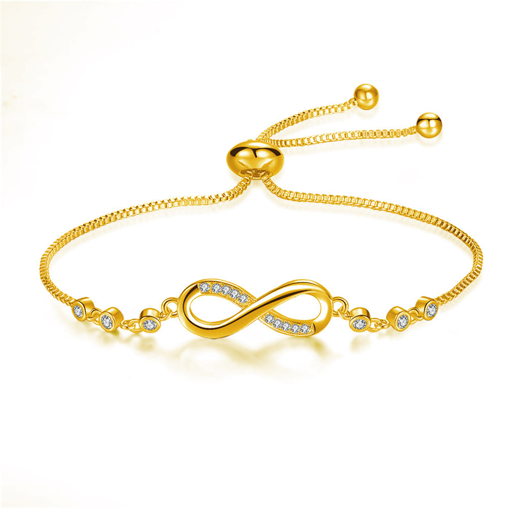 Verstelbare Infinity Armband | Zilver