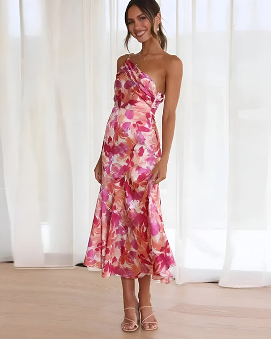Norelia® | Elegante Maxi-jurk met Bloemenprint