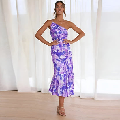 Norelia® | Elegante Maxi-jurk met Bloemenprint