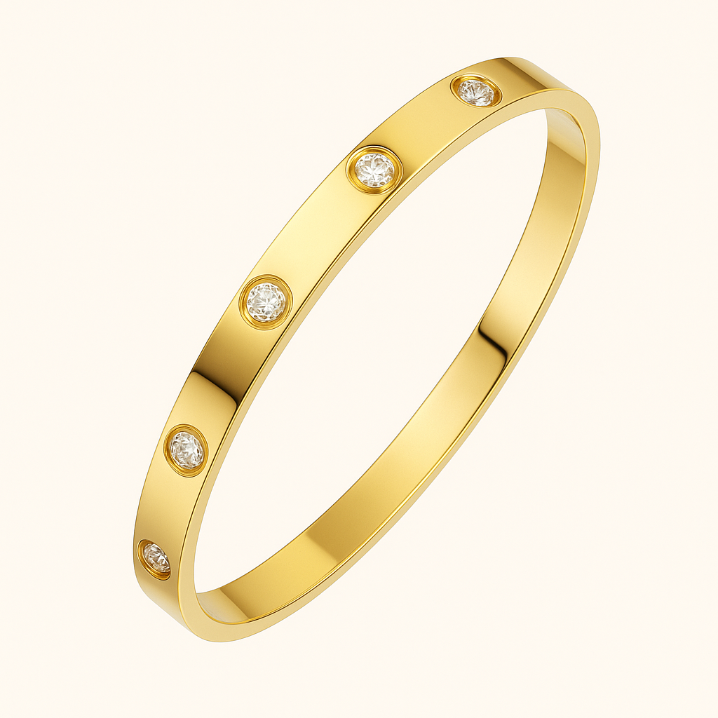Luxe Armband met Zirkonia | Goud