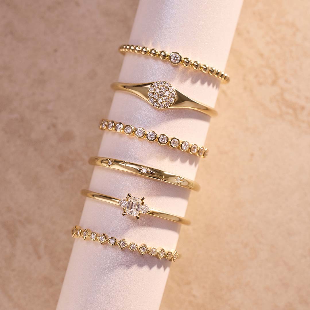 Diamond Bubble Ring | Witgoud