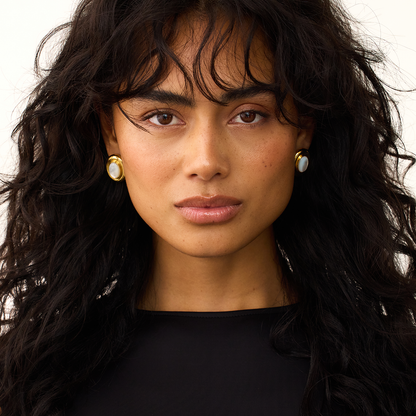 Giselle Pearl Oorbellen | Goud