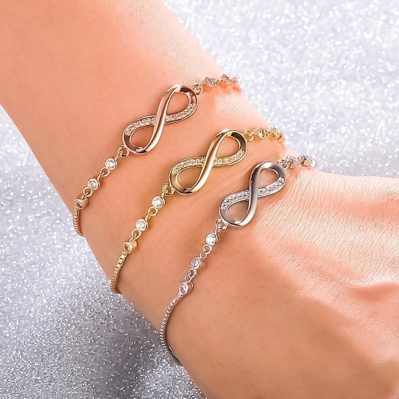 Verstelbare Infinity Armband | Zilver