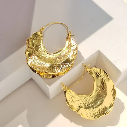 Halve Pompoen Oorbellen | Goud