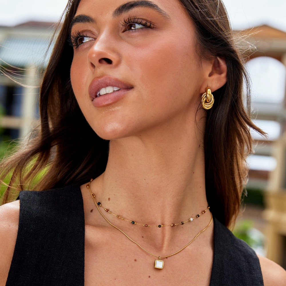 Luly Stone Ketting | Goud