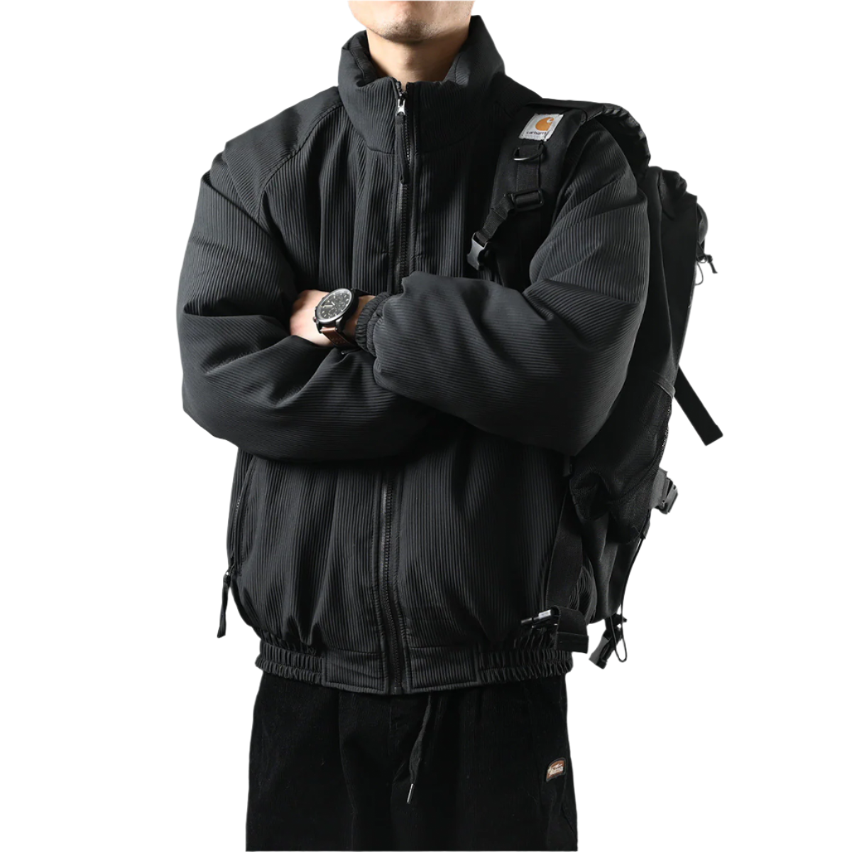 RidgeCord Jacket | Warme corduroy puffer voor heren