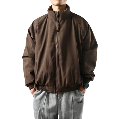 RidgeCord Jacket | Warme corduroy puffer voor heren