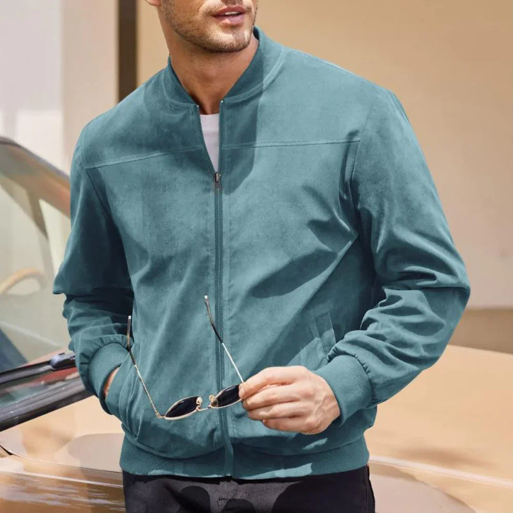 Marcello | Heren suède look bomberjack
