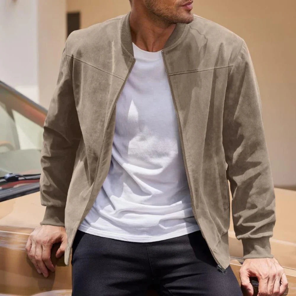 Marcello | Heren suède look bomberjack