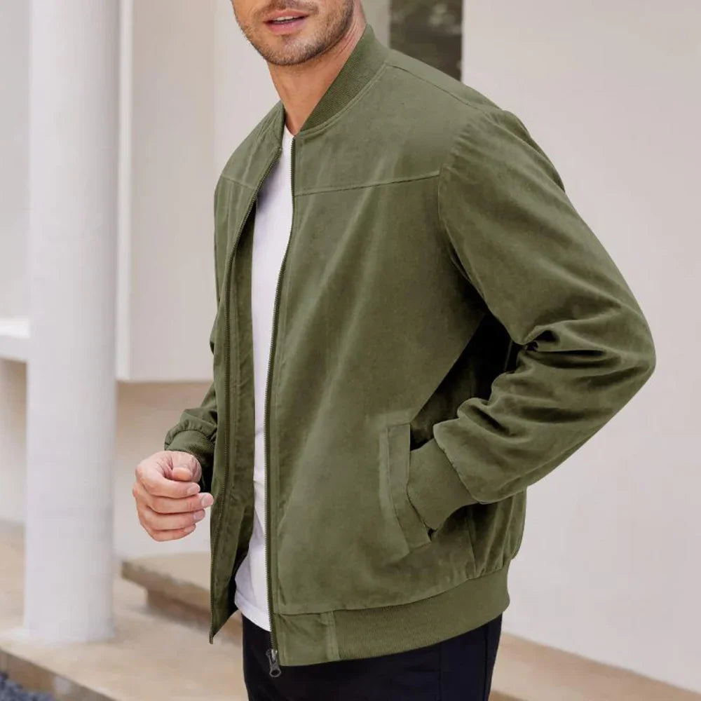 Marcello | Heren suède look bomberjack