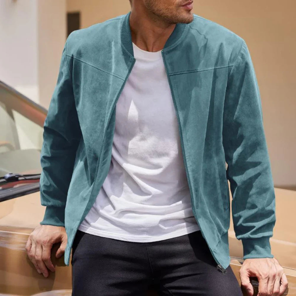 Marcello | Heren suède look bomberjack