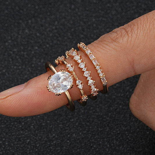 Solène Viremont – Gouden Ringen Set