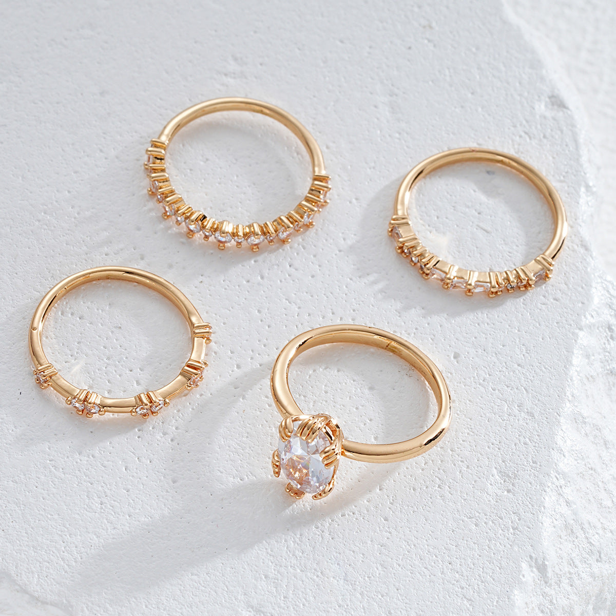 Solène Viremont – Gouden Ringen Set