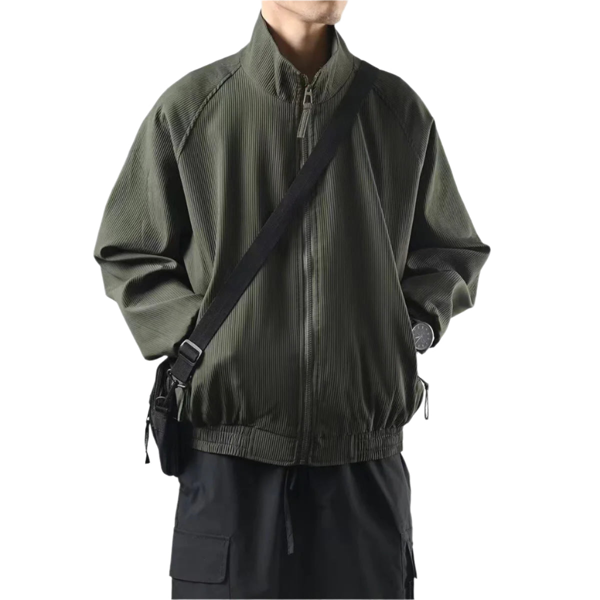 RidgeCord Jacket | Warme corduroy puffer voor heren
