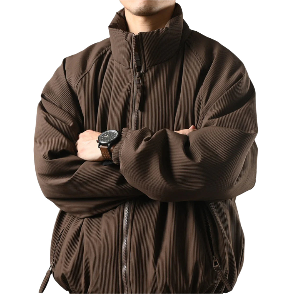 RidgeCord Jacket | Warme corduroy puffer voor heren