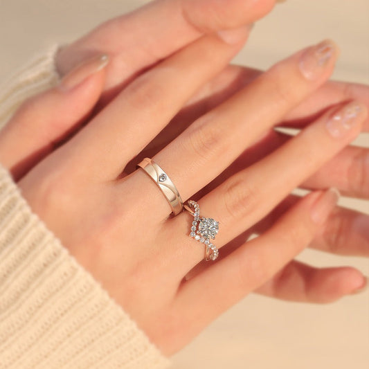 Elric Amora – Gouden Couple Ringen Set