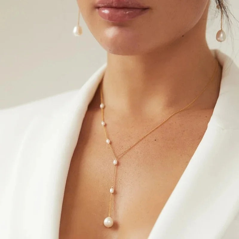 Ruby – Vintage Parel Hanger Ketting