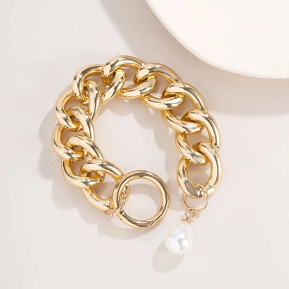 Parelstijl Armband | Goud