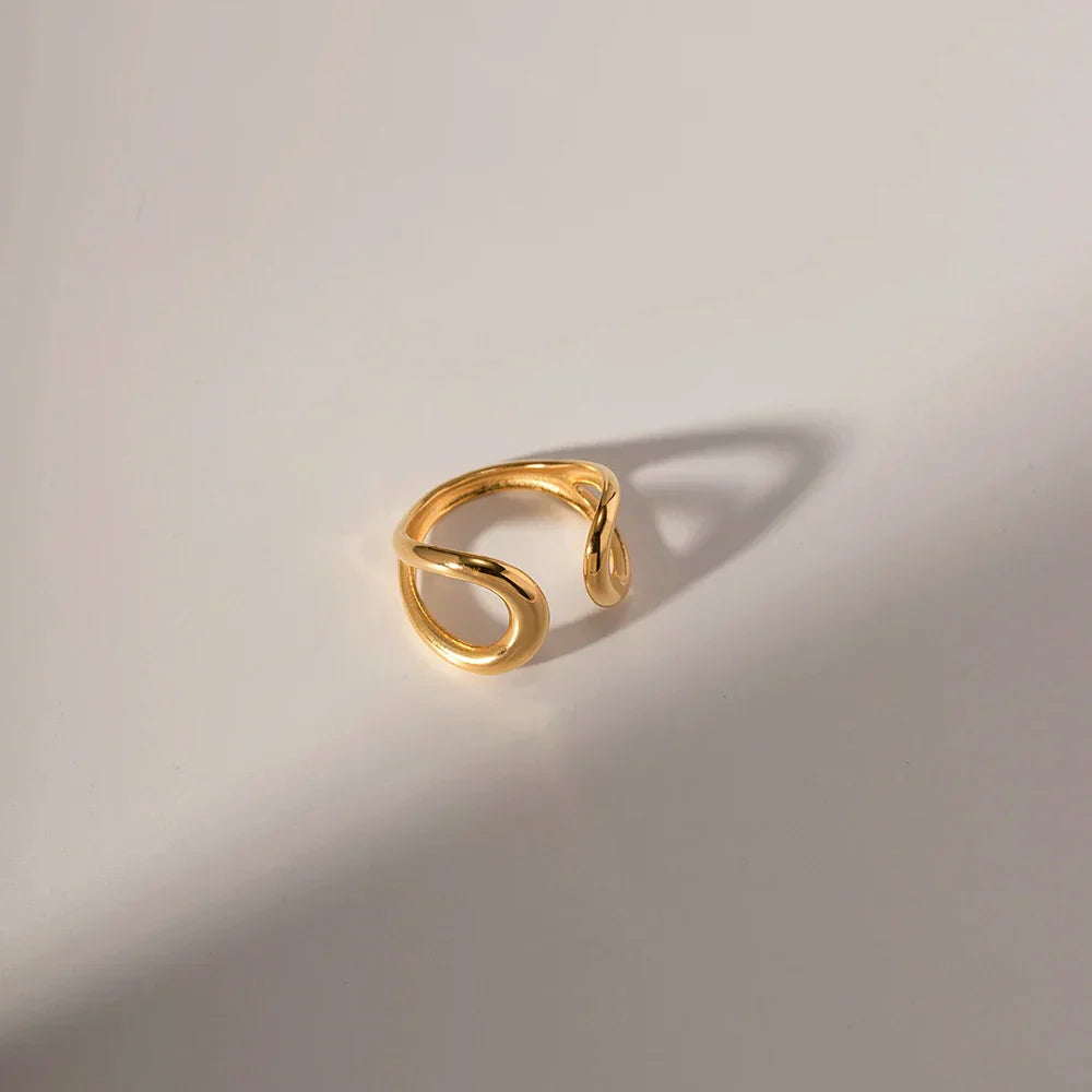 Verstelbare Modieuze Ring | Goud