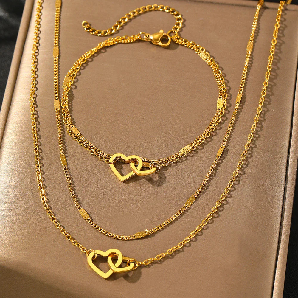 Hart Sieradenset | Goud