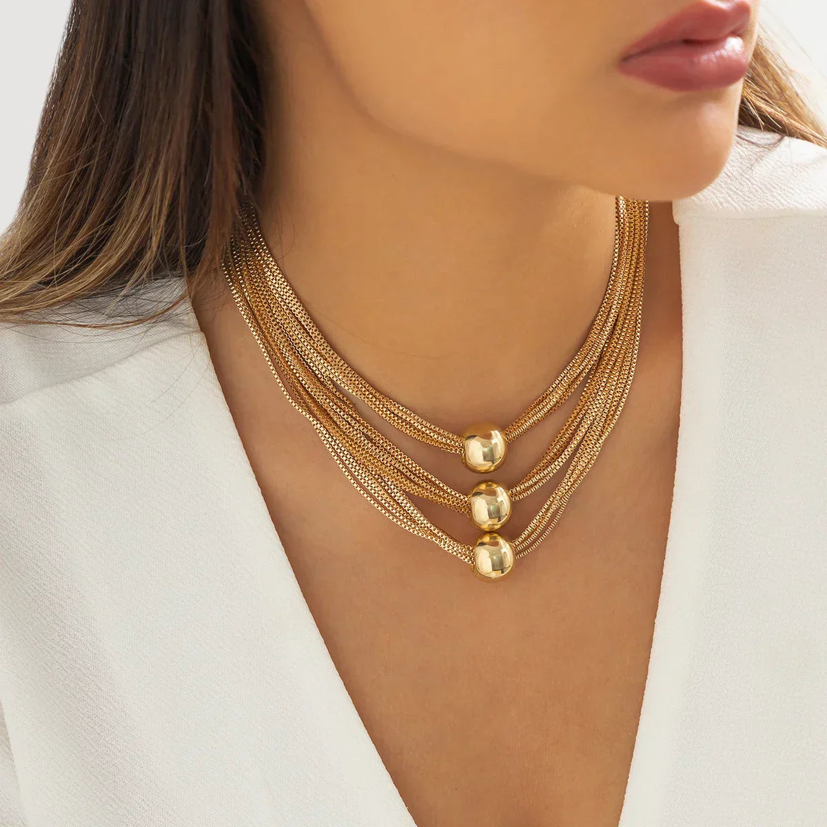 Ketting Drielagige | Goud