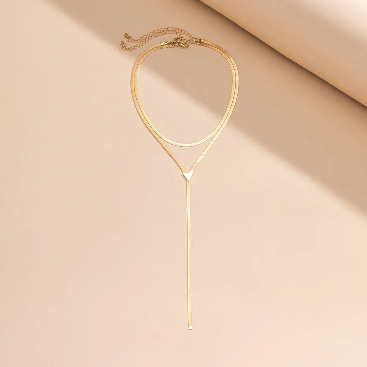 Lange Slangen Ketting | Goud