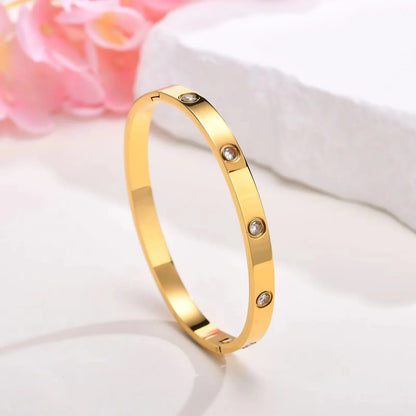 Luxe Armband met Zirkonia | Goud