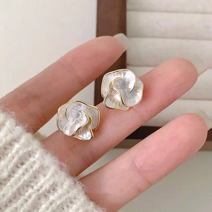 Bloemen Oorbellen | Goud