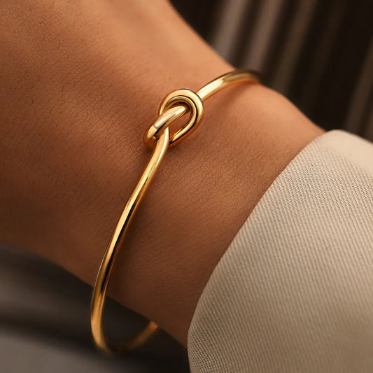 Knoop Armband | Goud