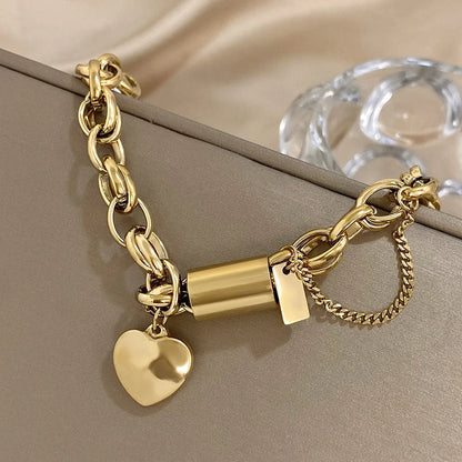 Heartened Chunky Armband | Goud