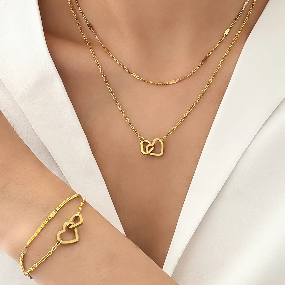 Hart Sieradenset | Goud